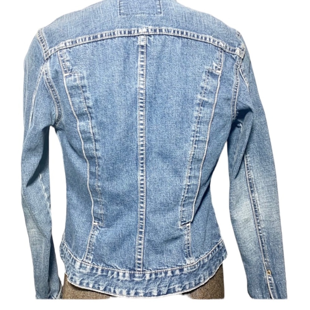 Vintage Guess Jeans Trucker Jacket Medium Coat - Picture 4 of 9